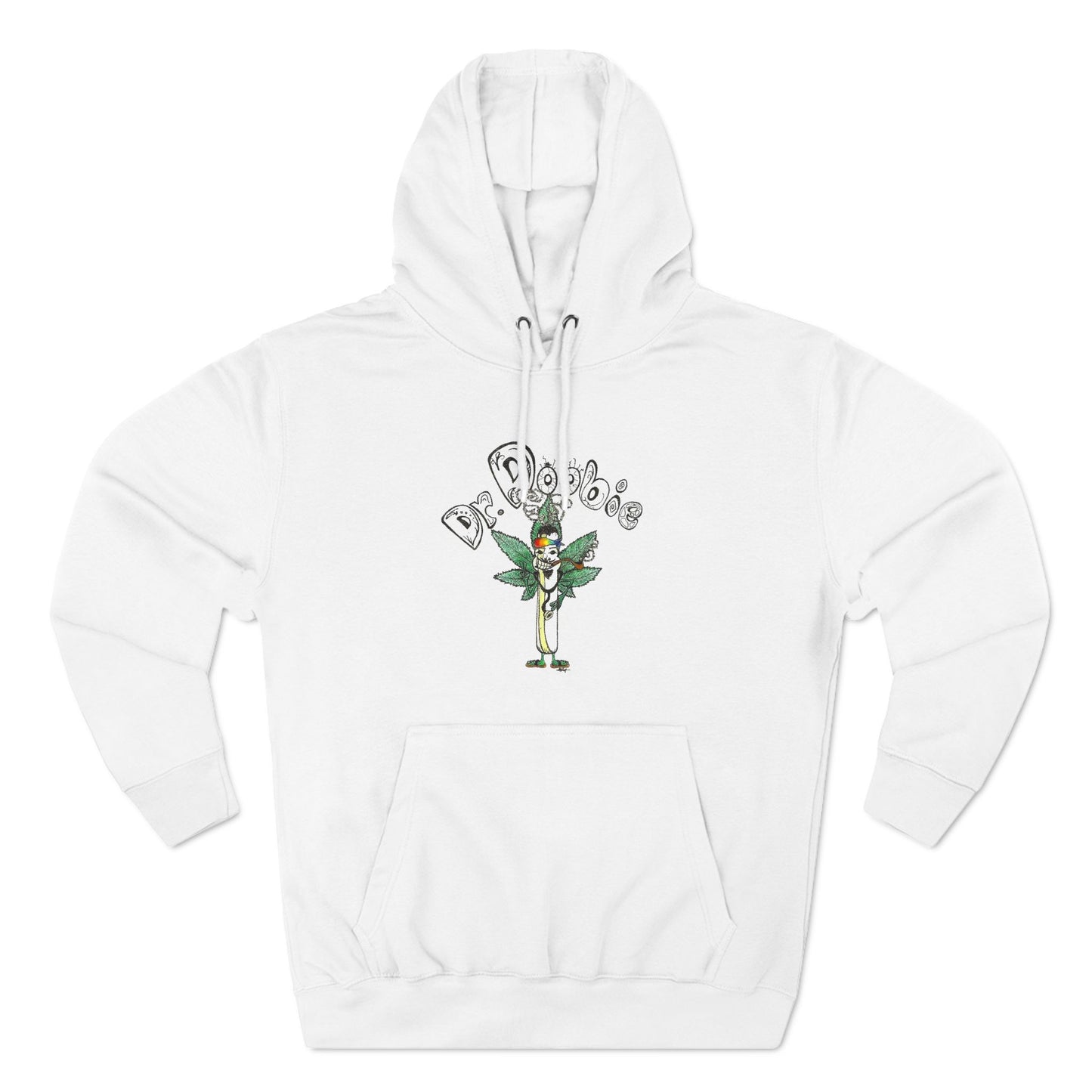 Three-Panel Fleece Hoodie