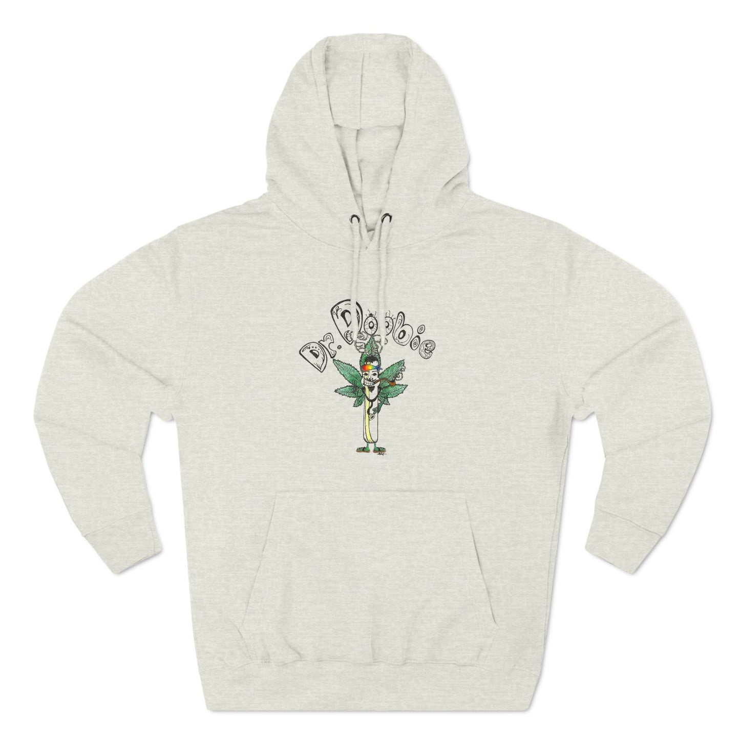 Three-Panel Fleece Hoodie